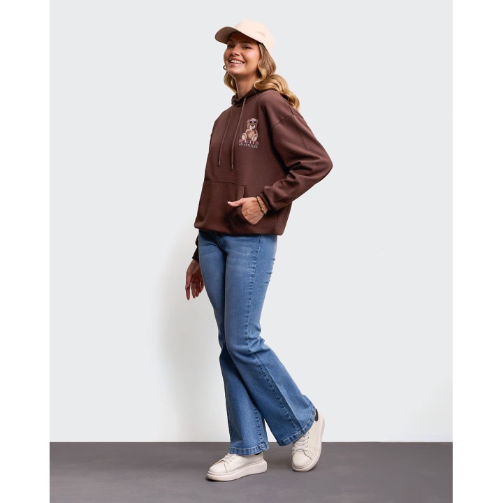 Polera Mujer Damira Marron