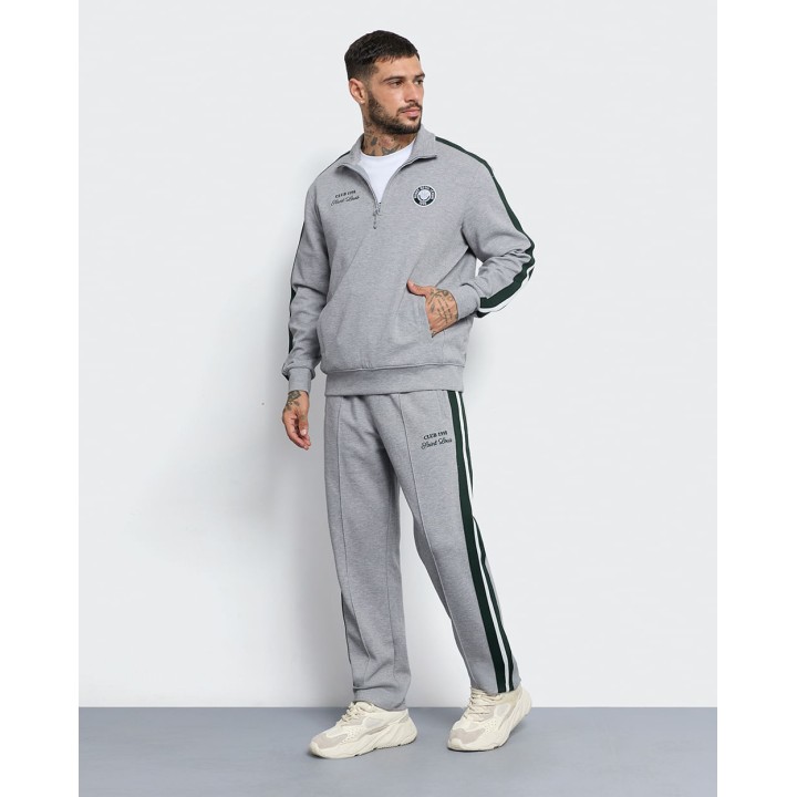 Polera Hombre Barry Gris Melange