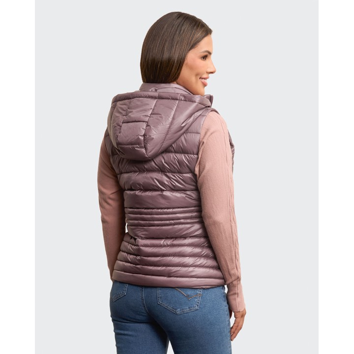 Chaleco Mujer Paola Morado Argyle