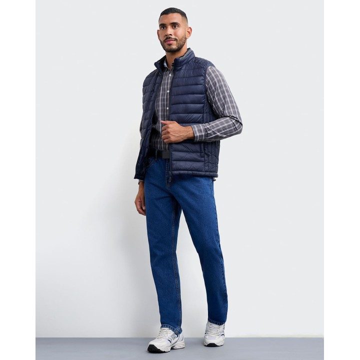 Chaleco Hombre Luis Azul Oxford