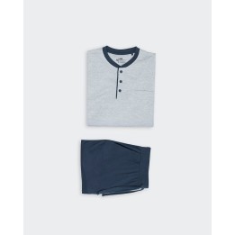 Set Pijama 2 Piezas Hombre Cody Azulino