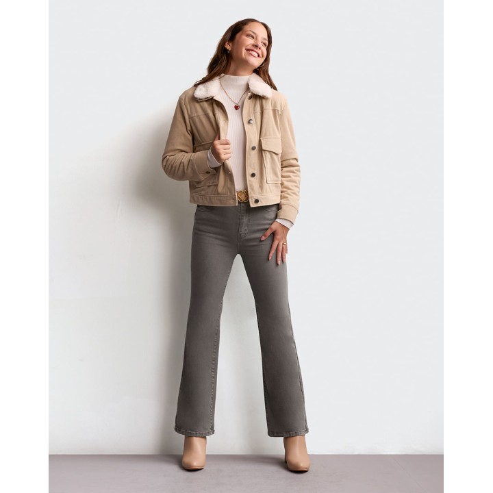 Casaca Mujer Diana Beige Arena