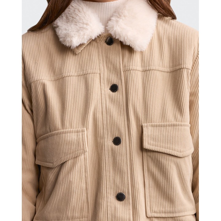 Casaca Mujer Diana Beige Arena