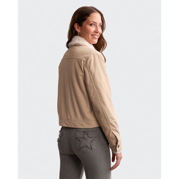 Casaca Mujer Diana Beige Arena
