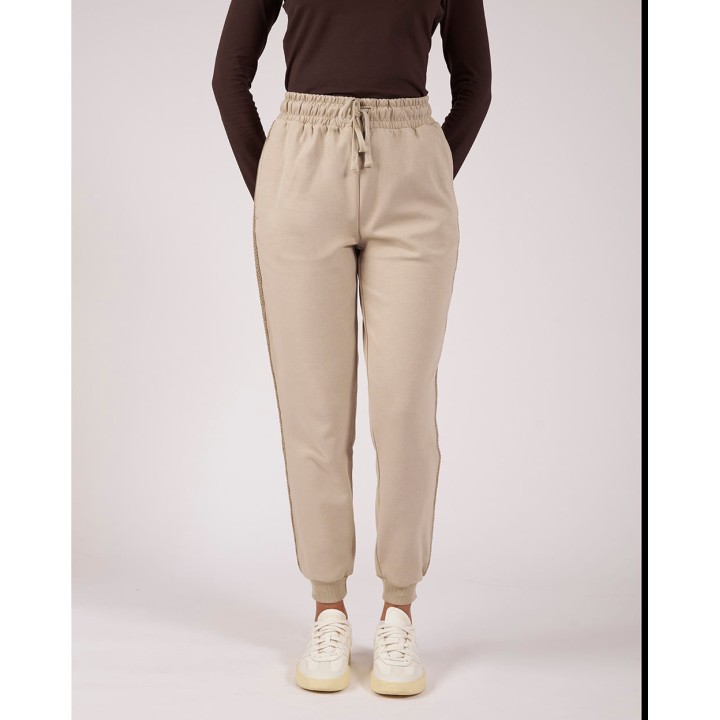 Jogger Mujer Paula Beige Safari
