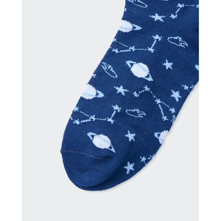 Calcetines Pack x 3 Niño Milcar Melange/Celeste/Azul