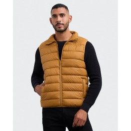 Chaleco Hombre Oscar Camel Pardo