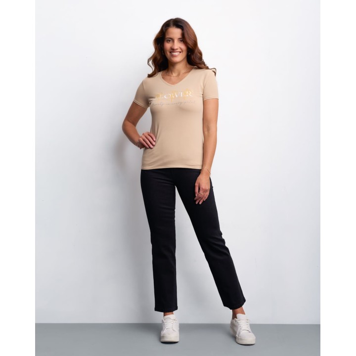 Polo Mujer Romelia Beige