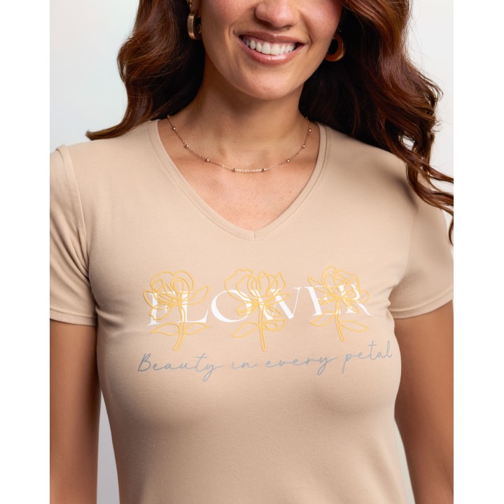 Polo Mujer Romelia Beige