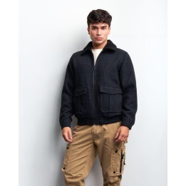 Casaca Hombre Steward Gris Castor