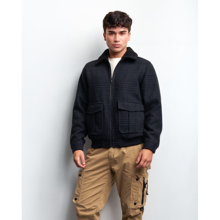 Casaca Hombre Steward Gris Castor