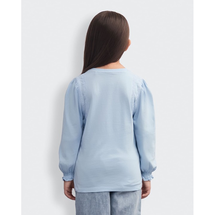 Polo Niña Helena Celeste