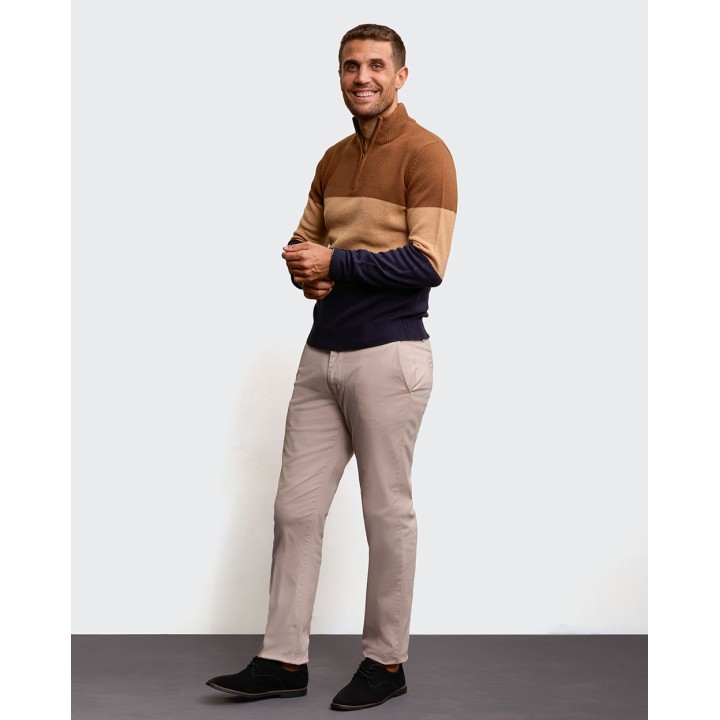 Chompa Hombre Zair Marron Roble