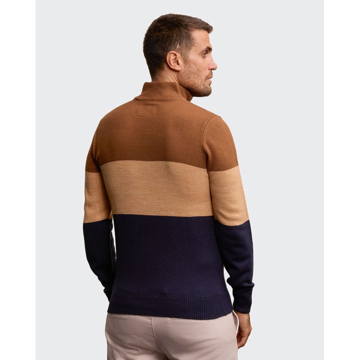 Chompa Hombre Zair Marron Roble