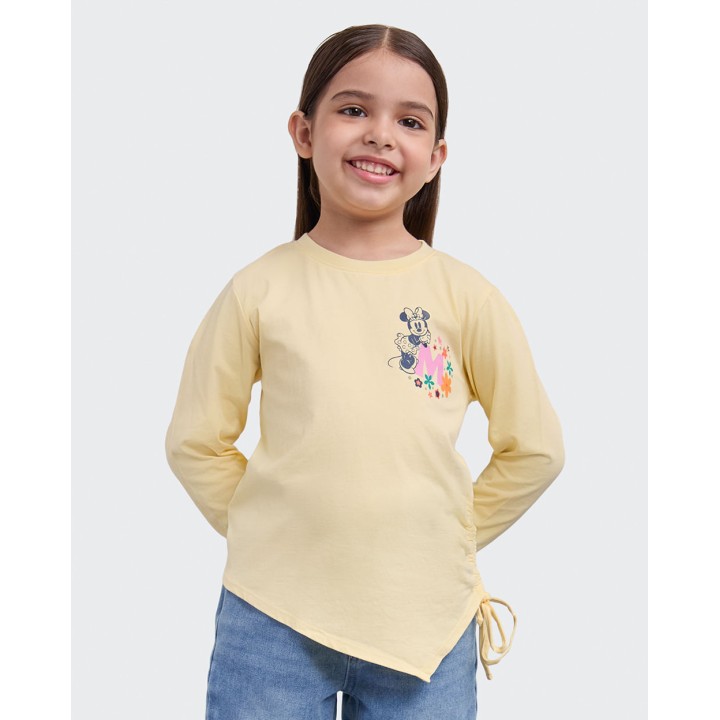 Polo Niña Violeta Amarillo Agua