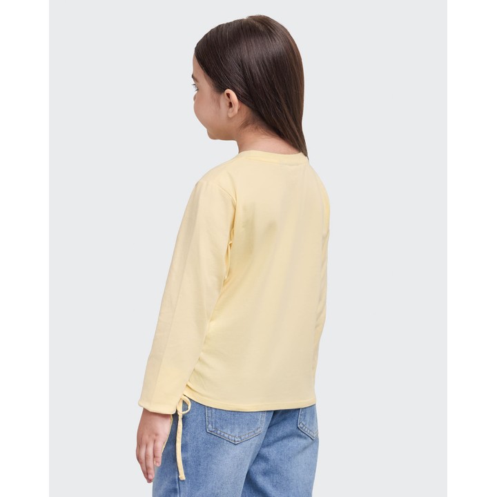 Polo Niña Violeta Amarillo Agua