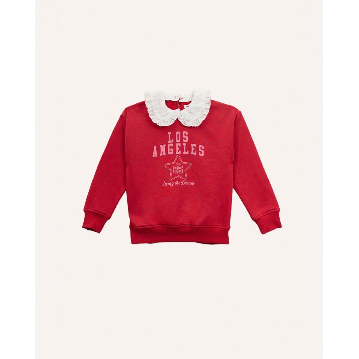 Polera Niña Jimena Rojo Prince