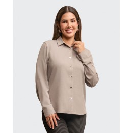 Blusa Mujer Janice Beige Safari