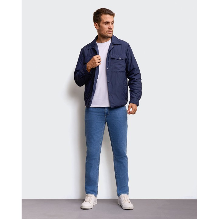 Casaca Hombre Zack Azul Oxford
