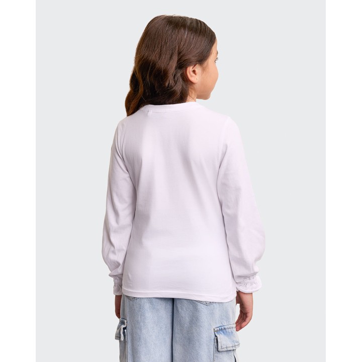 Polo Niña Mariamanda Blanco
