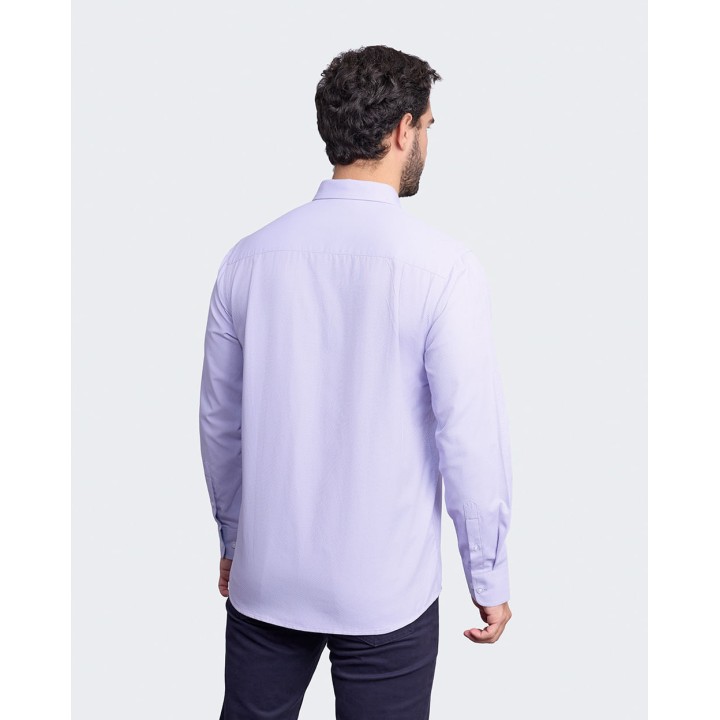 Camisa Hombre Piedro Lila Frío