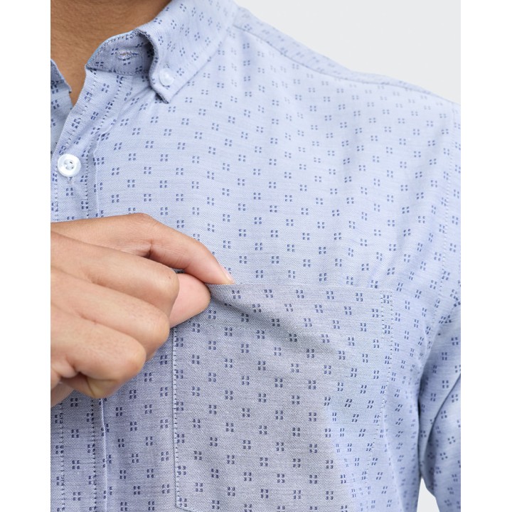 Camisa Hombre Piedro Acero Oscuro
