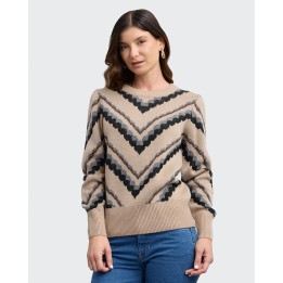 Chompa Mujer Hester Marron Cocoa