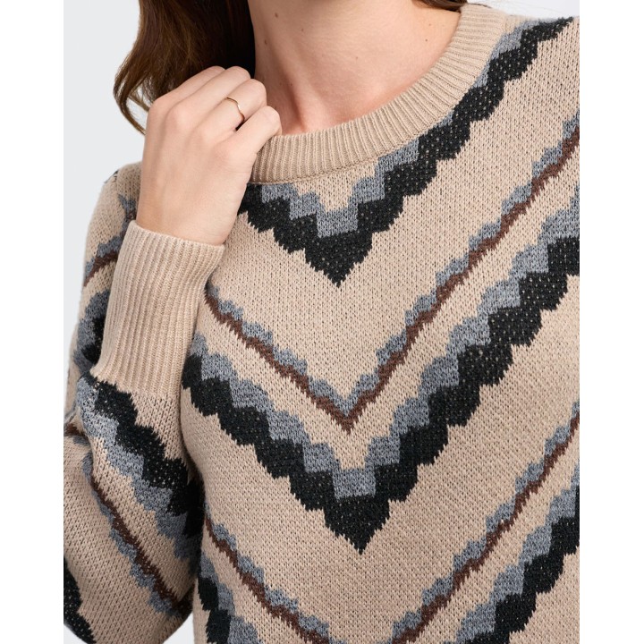 Chompa Mujer Hester Marron Cocoa