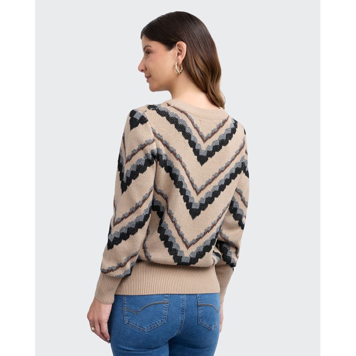 Chompa Mujer Hester Marron Cocoa