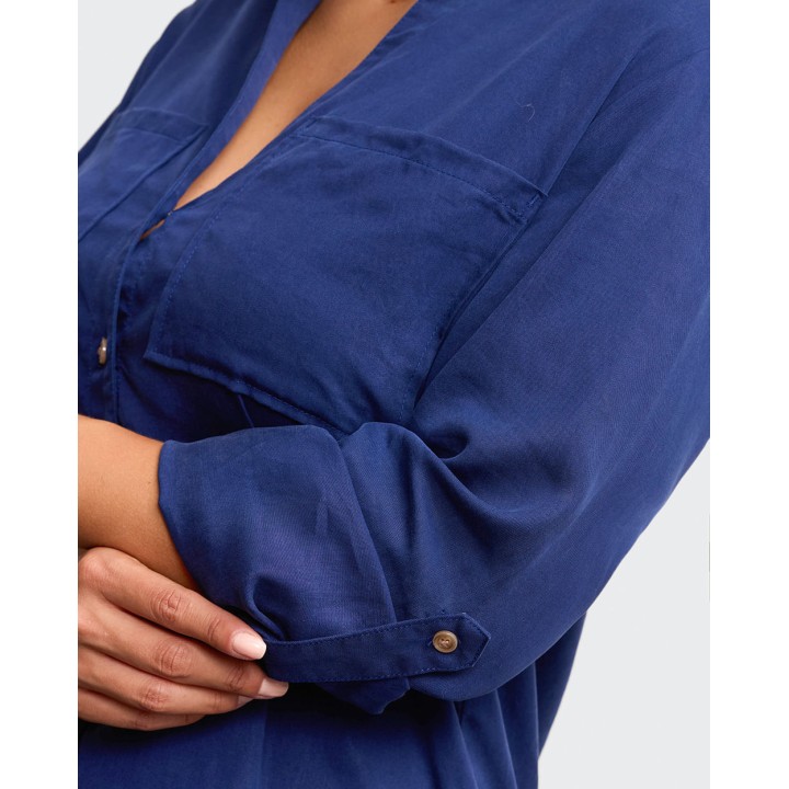 Blusa Mujer Miluska Azul Náutico