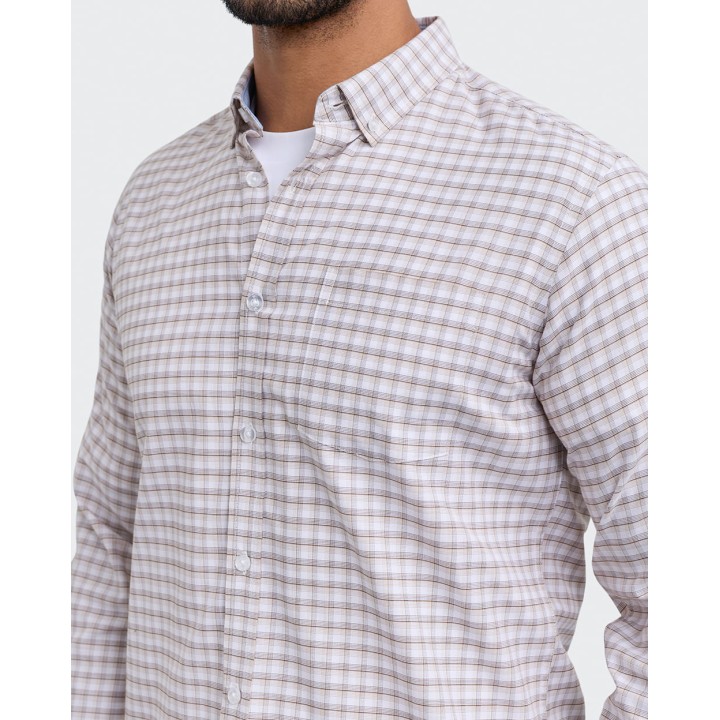 Camisa Hombre Piedro Beige Safari