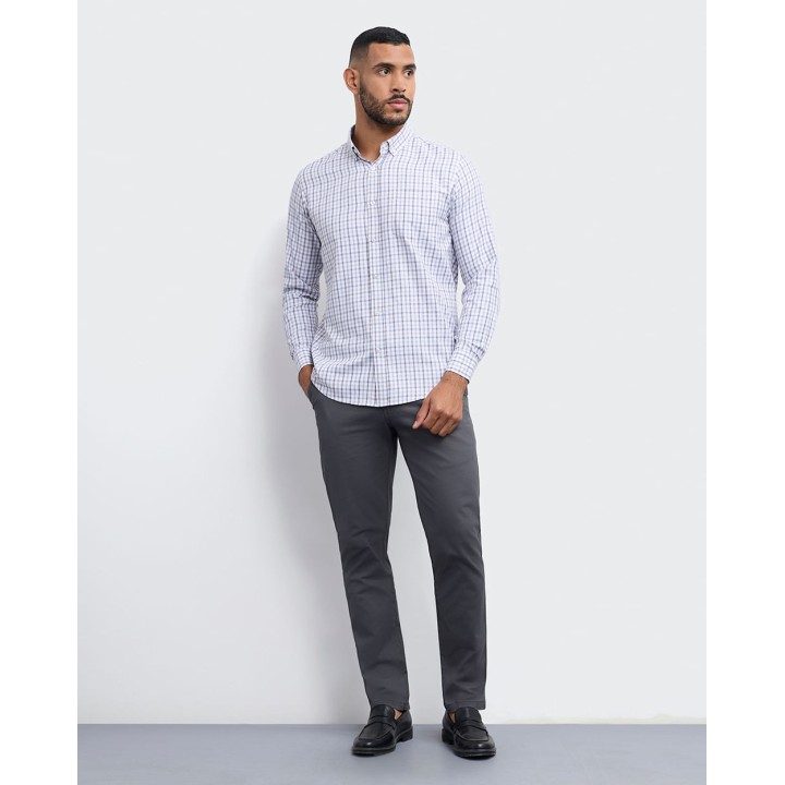 Camisa Hombre Piedro Gris Noche