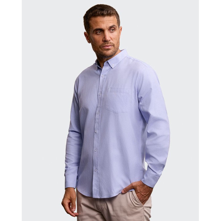 Camisa Hombre Piedro Celeste Dusk