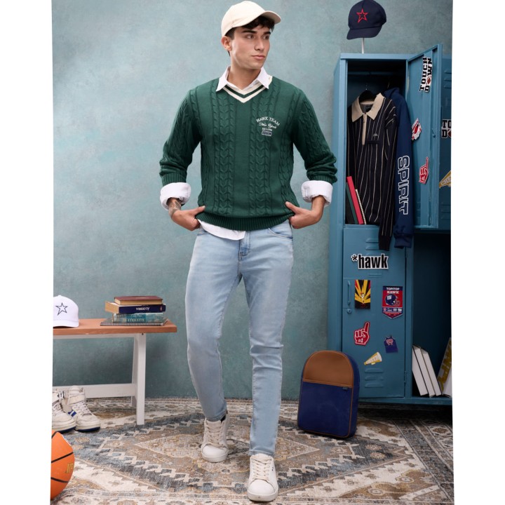 Chompa Hombre Riley Verde Storm
