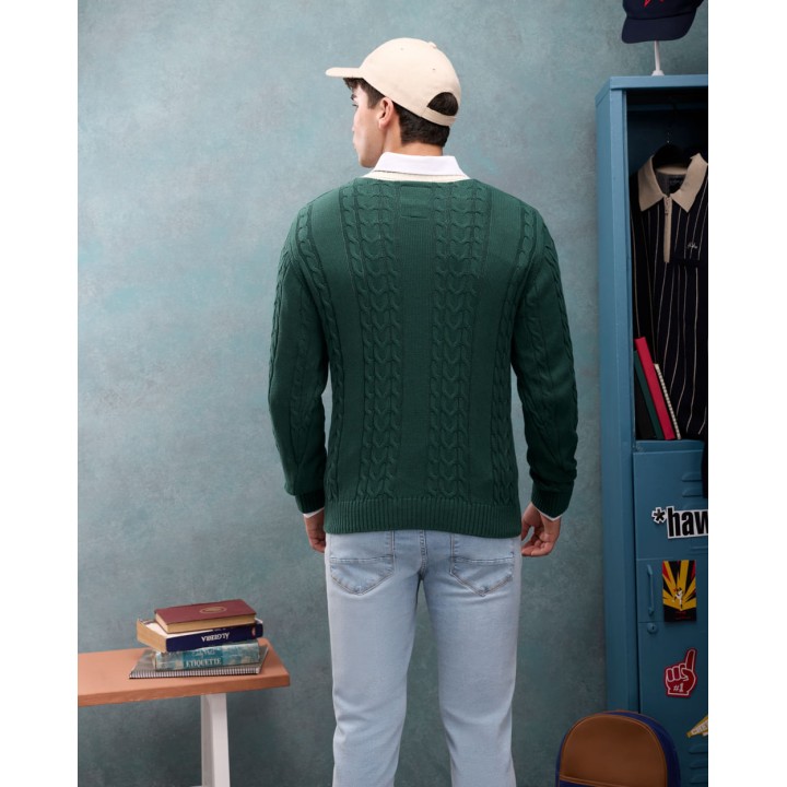 Chompa Hombre Riley Verde Storm