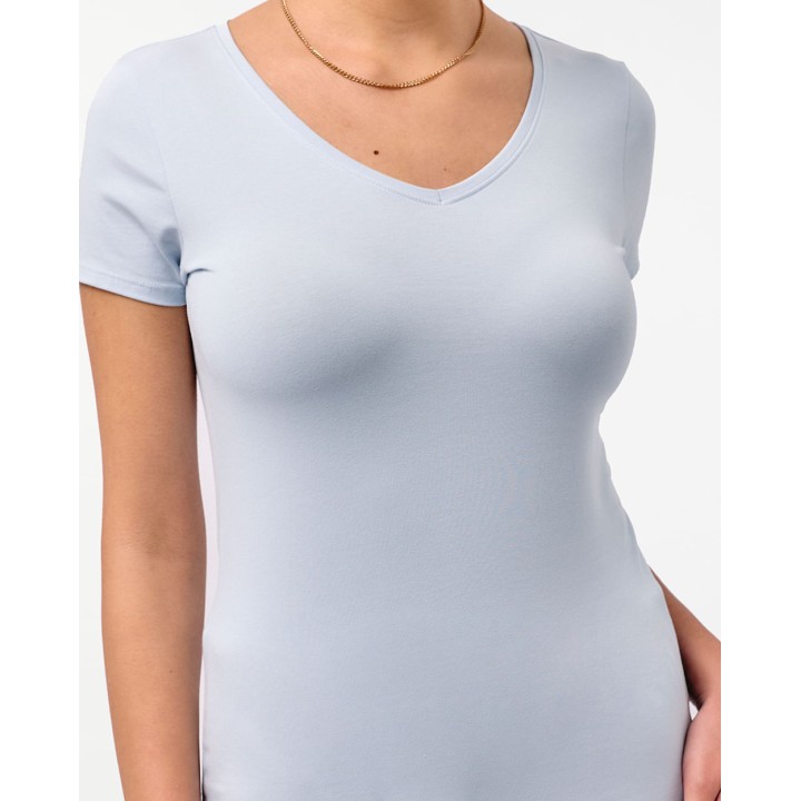 Polo Mujer Dora Core Celeste Claro