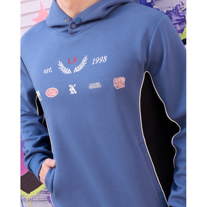 Polera Hombre Orson Azul Campana