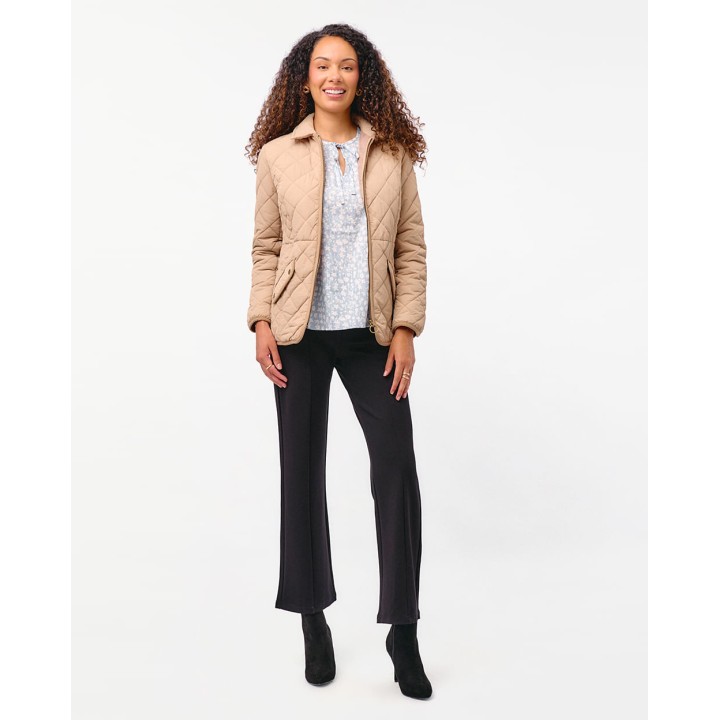 Casaca Mujer Jenifer Beige Botanico