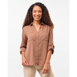 Blusa Mujer Miluska Marron Cocoa