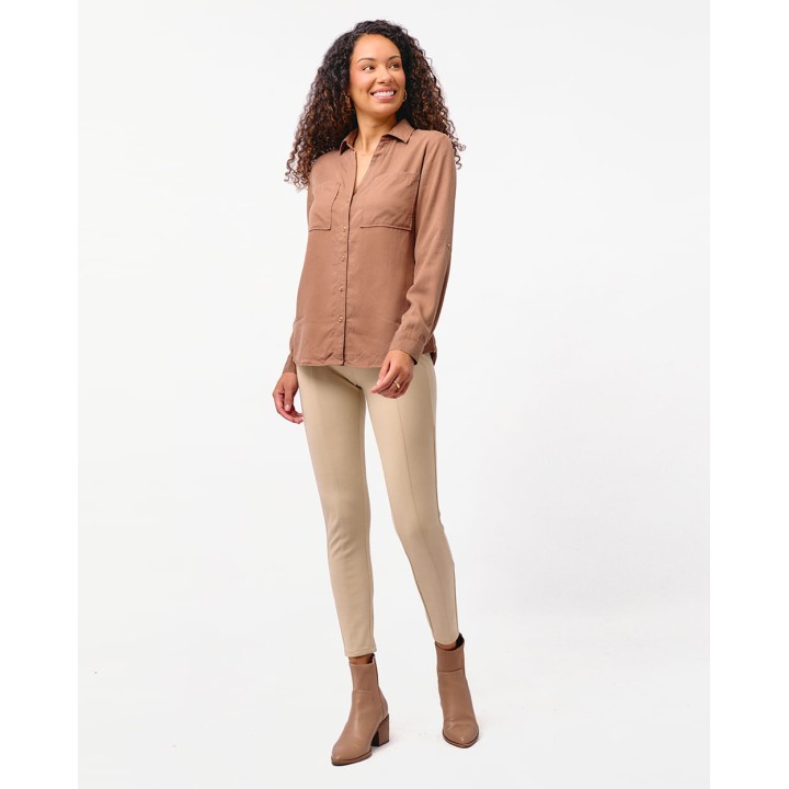 Blusa Mujer Miluska Marron Cocoa
