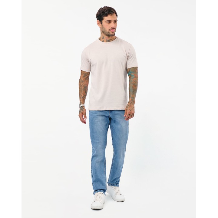 Polo Hombre José Core Crema Ivory