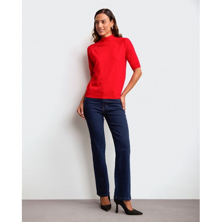Chompa Mujer Valentinatex3 Rojo