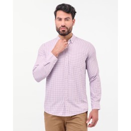 Camisa Hombre Piedro Malva Oscuro