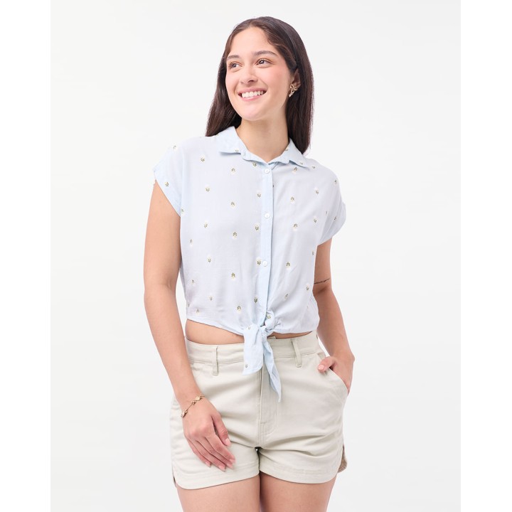 Blusa Mujer Sima Celeste