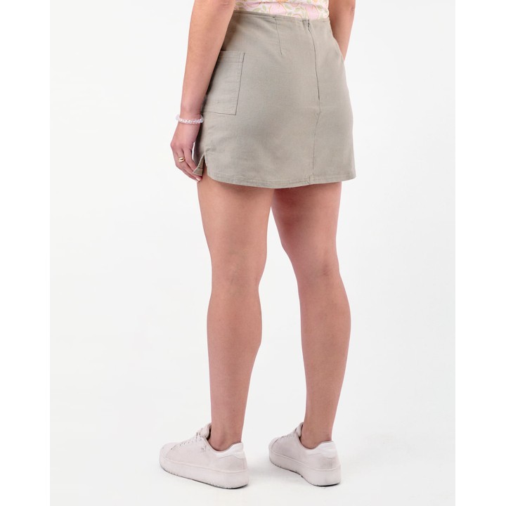 Falda Mujer Lina Verde Lichen
