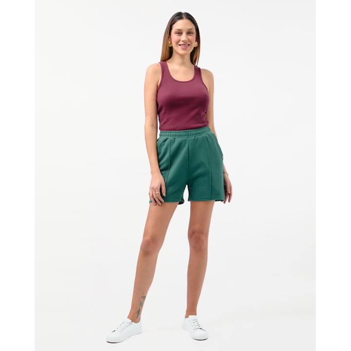Short Mujer Ariana Verde Trellis