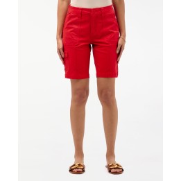 Bermuda Mujer Margaret Solid Rojo Flama