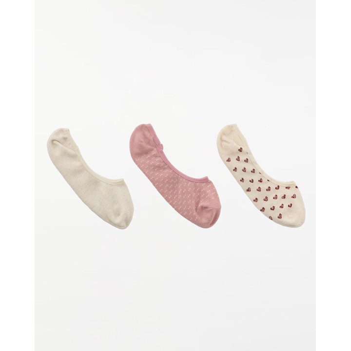 Calcetines Pack x 3 Mujer Danna Rojo