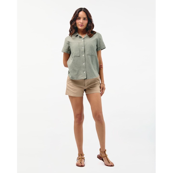 Short Mujer Maddyson Beige Oscuro