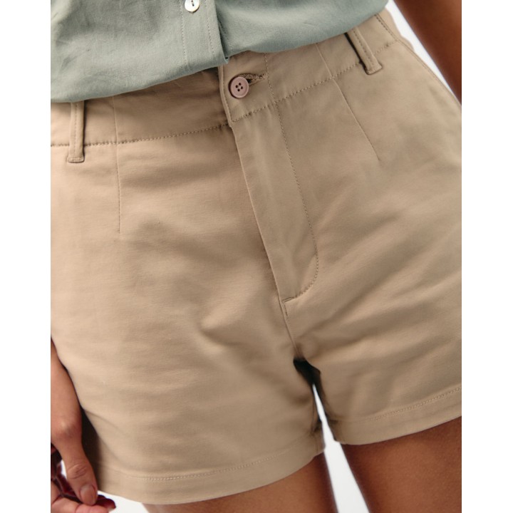 Short Mujer Maddyson Beige Oscuro